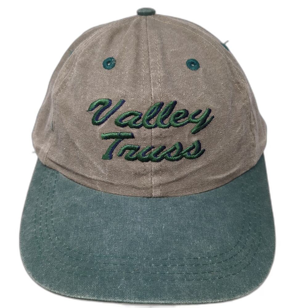 Sportcap Baseball Cap Brown Green One Size Valley Truss Embroidered Cotton Hat